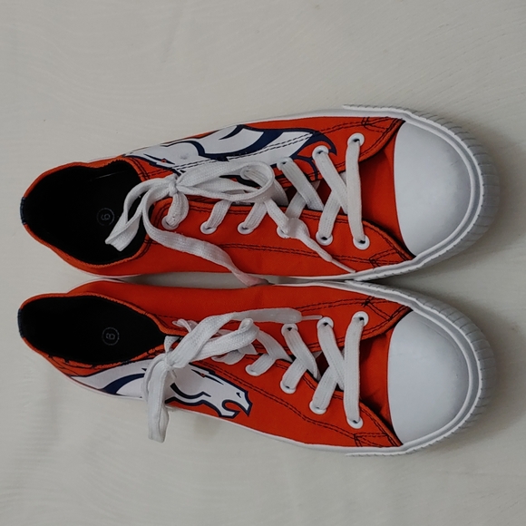 Foco Men's Size 9 Denver Broncos Sneaker - Picture 1 of 10